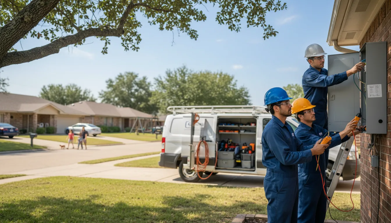 Certified electrician providing emergency electrical services in Sandersville, GA